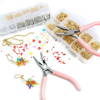 Kit De Herramientas Para Joyería DIY Con Aretes Rosa Antideslizantes Y Mango Liso Herramienta De Reparación De Hebillas De Aleación De Zinc - details 5