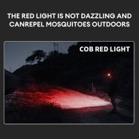 Linterna Frontal Recargable 1000 Lumen LED Con Luz Blanca Roja Impermeable Para Camping Pesca Y Actividades Al Aire Libre - details 7