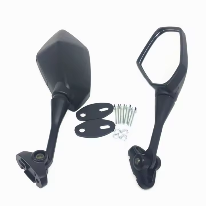 Espejos Retrovisores Traseros Para Motocicleta Accesorios De Motorbike Ajuste Para HONDA CBR600 CBR 600 CBR600RR CBR900 CBR1000RR Plástico Negro - 1
