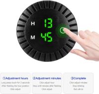 Reloj LED para Coche, Reloj tacthil, Reloj Digital impermeable para Coche, 12V/24V, Mini Reloj Digital Led, minireloj para motorceta de 2,01 pulgadas de diámetro - details 0