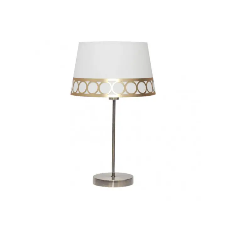 Fabrilamp - Sobremesa Dalia 1xe14 Blanco/oro 44x25x25 Cm - 1
