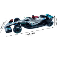 Modelo De Coche De Carreras F1 Mercedes Benz-AMG W13 Bburago 2022 1:43 Aleación De Metal Juguete De Lujo Para Niños Regalo Para Hamilton Russell - details 2