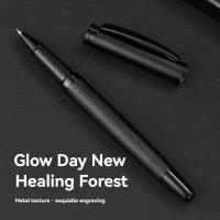 Bolígrafo De Gel Metálico Avanzado Para Negocios Con Acabado Negro Punto Medio 0.5mm Tinta Negra Duradero Para Oficina Y Profesional - details 2