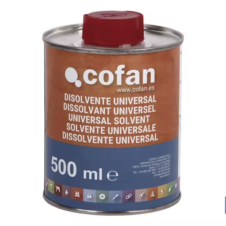 Disolvente Universal - Diluyente de pintura, Esmaltes, Barnices, Antioxidantes y Limpieza de herramientas - 1
