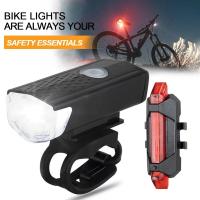 Luz De Bicicleta Recargable USB Conjunto De Farol Y Reflejante Para Ciclismo Seguro Nocturno Adecuado Para MTB Y Bicis De Carretera - details 0