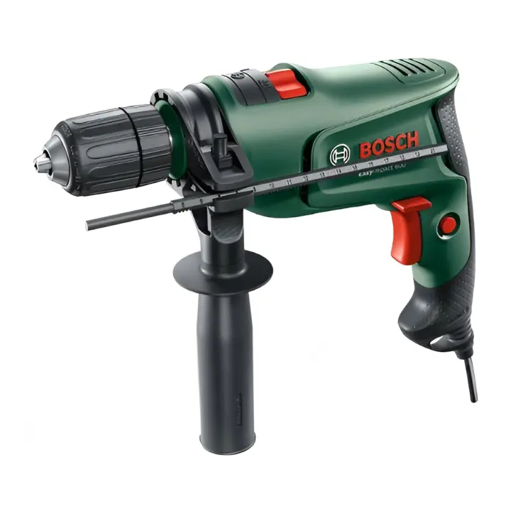 Bosch Home and Garden Taladro percutor eléctrico EasyImpact 600 (600 W, en maletín de transporte), Color Verde - 1