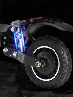 Scooter eléctrico plegable Halo Knight T104, Motor 1000W*2, Batería 52V 21Ah, velocidad máxima 65 km/h, alcance 45 km, IPX4, neumáticos off-road 10 pulgadas, freno de disco, ideal para el uso diario en la ciudad y actividades al aire libre - details 7