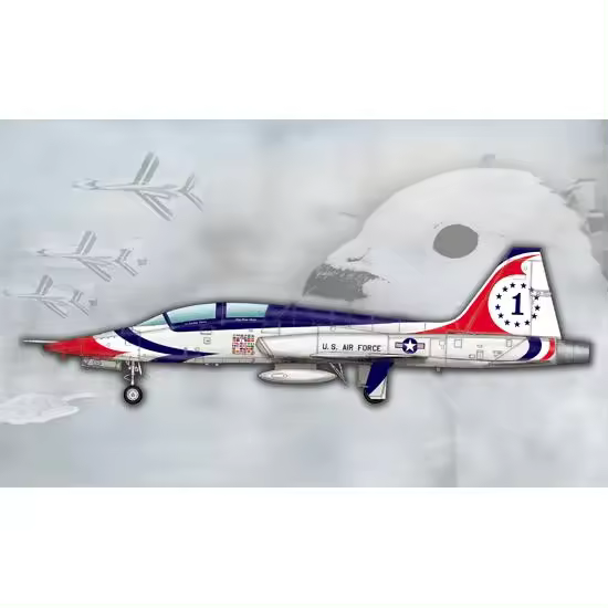TRUMPETER 05809 T-38A TALON THUNDERBIRD 1/48 - 1