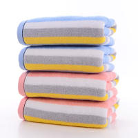 Pack de 4 toallas multiusos, puro algodón, 74x34 cm, toallas absorbentes para baño, viajes, hotel y spa - details 0