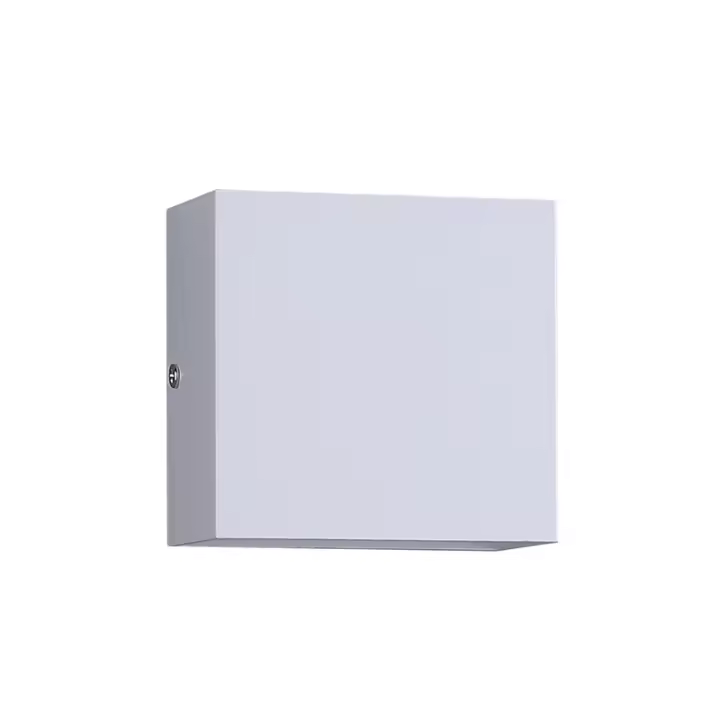 Aplique de pared interior regulable, aplique LED redondo negro de 6W 3000/4000K/6500K - 1