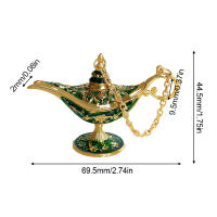 Lámpara De Wishing Legend Aladina Con Genio Adorno De Estilo Palacio Para Decoración De Sala De Estar Fiesta Dinner Craft - details 1