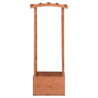 vidaXL Jardinera enrejada con arco madera de abeto Dimensiones 49 x 39 x 130 cm,  49 x 39 x 117 cm,  y mas - details 1