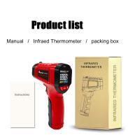 TOOLTOP ET6530B/ET6530C Termómetro Infrarrojo Digital Handheld 50~600℃ Medidor De Temperatura No Contacto Con Punto De Laser - details 14
