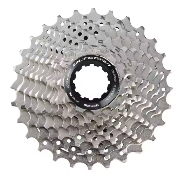 SHIMANO | Cassette ULTEGRA R8000 11v - El cassette CS-R8000 de 11 velocidades viene con un cuerpo de buje diseñado tanto para bicis de carretera (con espaciador) como bicicletas de montaña.
Peso según - 1