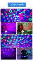 Lámpara De Proyector USB Con Bola Mágica Colorida Y Cielo Estrellado Luz Nocturna LED Decoración Para Habitación Regalo Para Niños - details 7