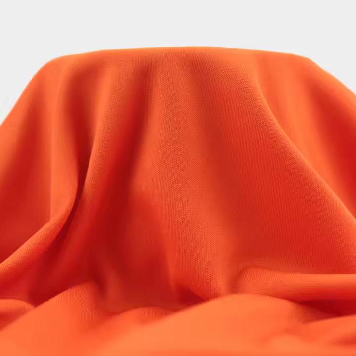 Almacenes Casa Angel TELA DE PUNTO SEDA NARANJA SERIE NAPOLI, ANCHO 150cm - 1