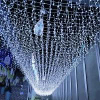 Luces De Navidad De Hiedra LED Icicle Cortina 4M(W)*0.6M(H) Flash Fairy String Para Decoración De Año Nuevo Boda Fiesta Exterior - details 9