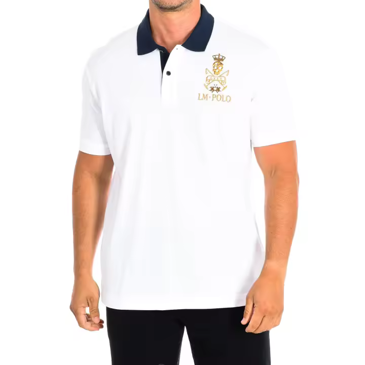 La Martina-Polo Manga Corta RMPE60-PK097 para Hombre - 1