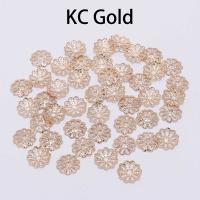 200pcs Capas De Pétalos De Flor Doradas 6mm 9mm Para Accesorios De Joyería DIY Capas De Bolas De Metal Para Creación De Joyas - details 6