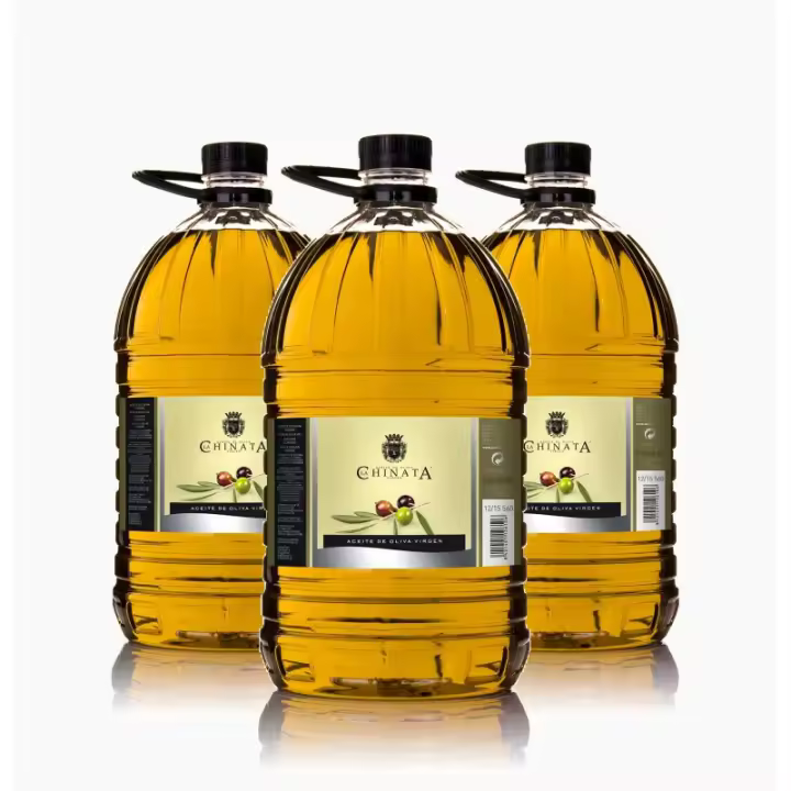 Pack de 3 Botellas de Aceite de Oliva Virgen PET 5L La Chinata - Calidad Superior al Mejor Precio - 1