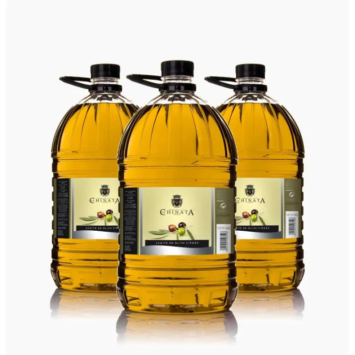 Pack de 3 Botellas de Aceite de Oliva Virgen PET 5L La Chinata - Calidad Superior al Mejor Precio - 1