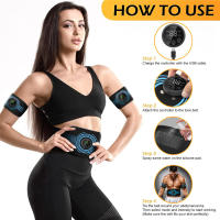 Cinturón De Estimulación Muscular EMS Para Adelgazamiento Y Modelado Corporal En Casa Y Gimnasio Para Hombres Y Mujeres Con 10 Modos Y 39 Niveles De Intensidad Azul USB Recargable Sin Necesidad De Hojas De Gel - details 11