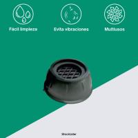 PATAS ANTIVIBRACION LAVADORAS - Cancelación de Golpes y Ruidos Universales - Almohadillas de Goma Lavadora - Patas Antideslizantes - Almohadillas Ruido Lavadoras - Universal Lavadoras, Amortiguadores Lavadoras, Frigoríficos y Muebles -  Antiruidos - 4ud - details 6