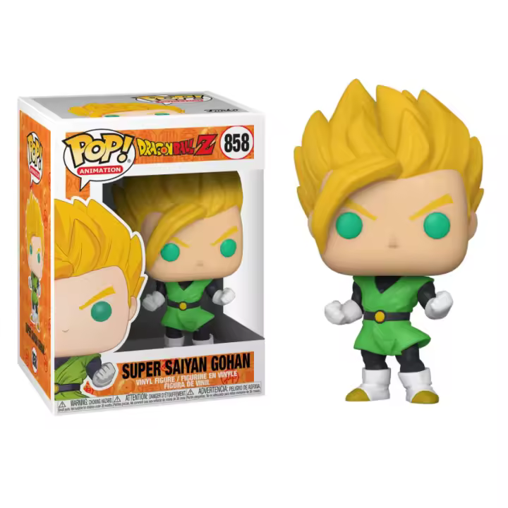 Funko Pop! Animation: Dragon Ball Z S8-Super Saiyan Gohan Dragonball SS - Figura de Vinilo Coleccionable - Idea de Regalo- Mercancia Oficial - Juguetes para Niños y Adultos - Anime Fans - MR POPYE - 1