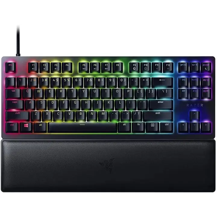 Razer | Huntsman V2 Tenkeyless | Gaming keyboard | Optical Gaming Keyboard | RGB LED light | US | Black | Wired | Clicky Purple - 1