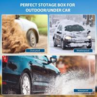 Caja De Almacenamiento Magnética Para Llaves Con Fuerte Imán Impermeable Y Antióxido Caja Oculta Para Llaves De Coche ABS - details 1