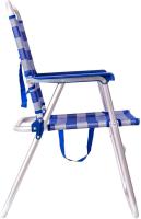Silla de Playa Monty Fija Plegable de Aluminio y Textileno Azul y Blanco - details 2