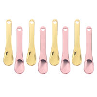 2pcs Spatula De Rostro Masajeador Cuchara De Crema Para Los Ojos Herramienta De Belleza Mini Scoop Aplicador De Maquillaje Instrumento Cosmético Para Cuidado De La Piel - details 9