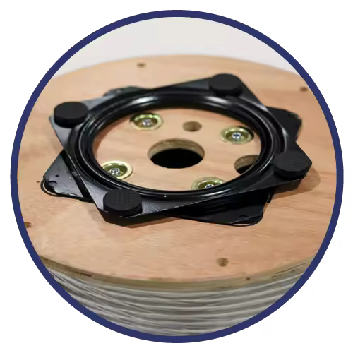 CABLE COAXIAL EK 6,8mm Conductor CU 1mm; 96 H; Rollo de 100 m. - 1