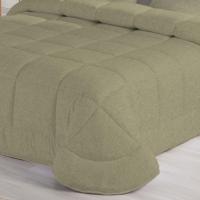 Edredón Conforter Fundeco Modelo BRADY Reversible Verde Beige Colores Naturales 100% Poliéster - details 6