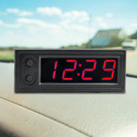 Reloj Digital LED 3 En 1 Para Coche Medidor De Temperatura Y Voltaje Voltímetro Luminoso Accesorios Electrónicos Para Automóviles - details 5