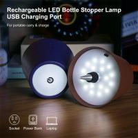 Lámpara De Mesa En Forma De Botella Sin Cable Con Comando Táctil 3 Colores Gradiente Continuo Vela De Noche Adecuada Para Bar - details 10