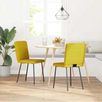 vidaXL Sillas de comedor 2 unidades terciopelo en color Verde claro/Marrón/Azul y más | cómodas modernas ergonómicas para comedor cocina salón hogar - details 5