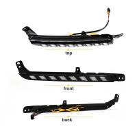 Set De Luces Diurnas LED Para Toyota Hilux Revo 2020-2021 Amarillo Y Blanco Faros Con Señal De Giro Accesorios De Coche 12V - details 4