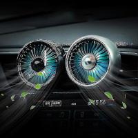 Mini ventilador de ventilación de Aire Eléctrico ajustable de Bajo Ruido USB para Automóvil - details 2