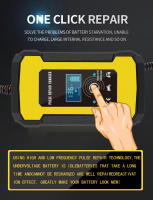 Cargador De Batería De Coche 12V Con Reparación De Pulso Pantalla LCD Inteligente Carga Rápida AGM Ciclo Profundo GEL Lead-Acide Para Auto Motos - details 2