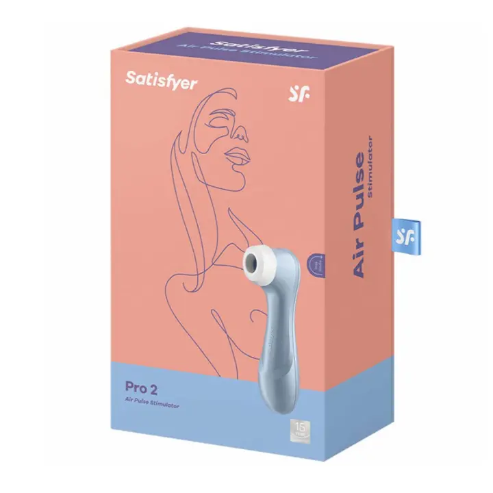 SATISFYER PRO 2 ESTIMULADOR DE AIRE AZUL 1UN - 1