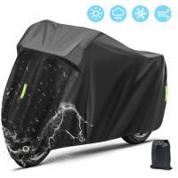 Cubierta De Motocicleta XXL 4XL-190T Tela Oxford Impermeable Y Protección Contra El Sol Y Polvo Universal Con Agujeros Para Cerradura Y Bolsa De Almacenamiento - details 1