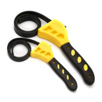 Llave De Filtro De Aceite Ajustable 6/8 Pulgadas Con Correa De Cinturón Herramienta De Mecánico De Acero Para Reparación De Plomería Y Automóviles - details 1