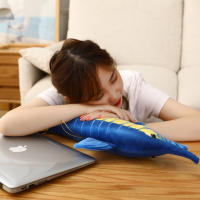Muñeco De Peluche De Tuna Azul De 140 Cm Simulación Realista Almohada Larga De Pescado Marítimo Juguete Suave Para Decoración Creativa - details 8