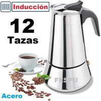 Cafetera Acero Inoxidable Inducción CUPERINOX 12 Tazas Plata - details 0