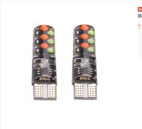 2PCS Luces De Lectura Multicolor LED RGB T10 W5W 12SMD COB Canbus Con Control Remoto Luz De Señal De Boda Flash/Estroboscopio Para Auto - details 0