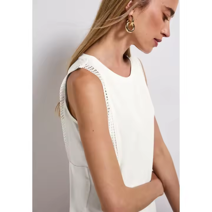 Street One Mod. PS323509 - Top sin mangas y detalles de crochet en tirantes para mujer - 1