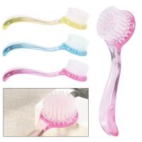 Cepillo De Uñas Suave Portátil Con Cabeza Redonda Para Limpieza De Polvo Y Residuos De Gel UV Y Polvo Accesorio De Manicura Y Pedicura Color Aleatorio - details 0
