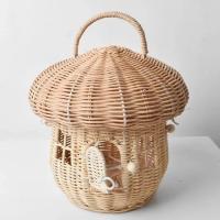 Cesta De Almacenamiento De Rotura En Hecho Ecológico Para Niños Decoración De Habitación De Niños Organizador De Estante Tejido Cesta De Picnic Portátil Fruta Para Casa De Muñecas - details 17