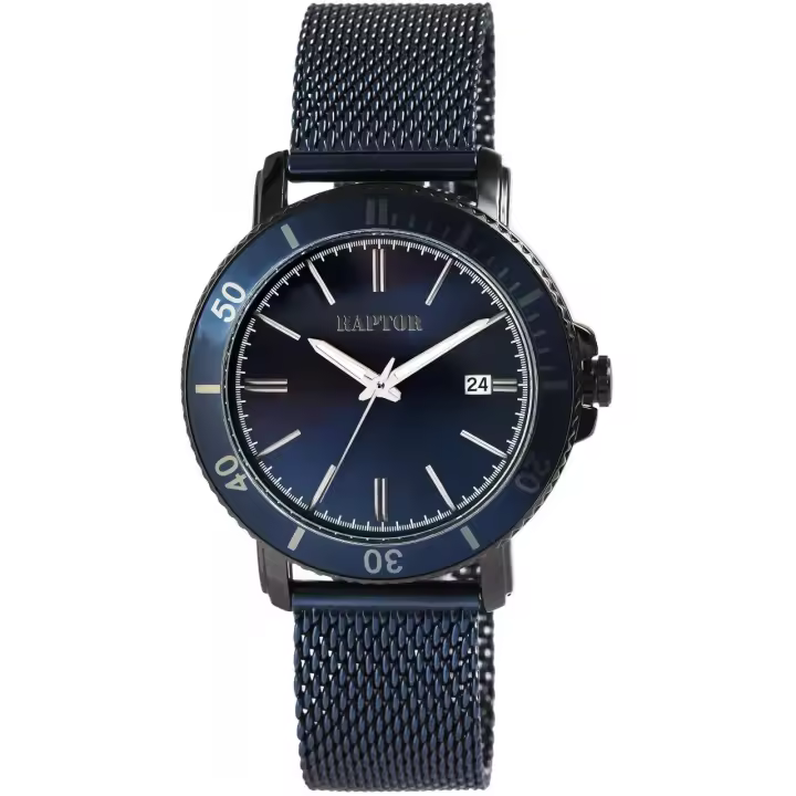 Reloj Raptor ® Nadim Hombre com Bracelete em Aço Inoxidável e Exibição de Data - 1